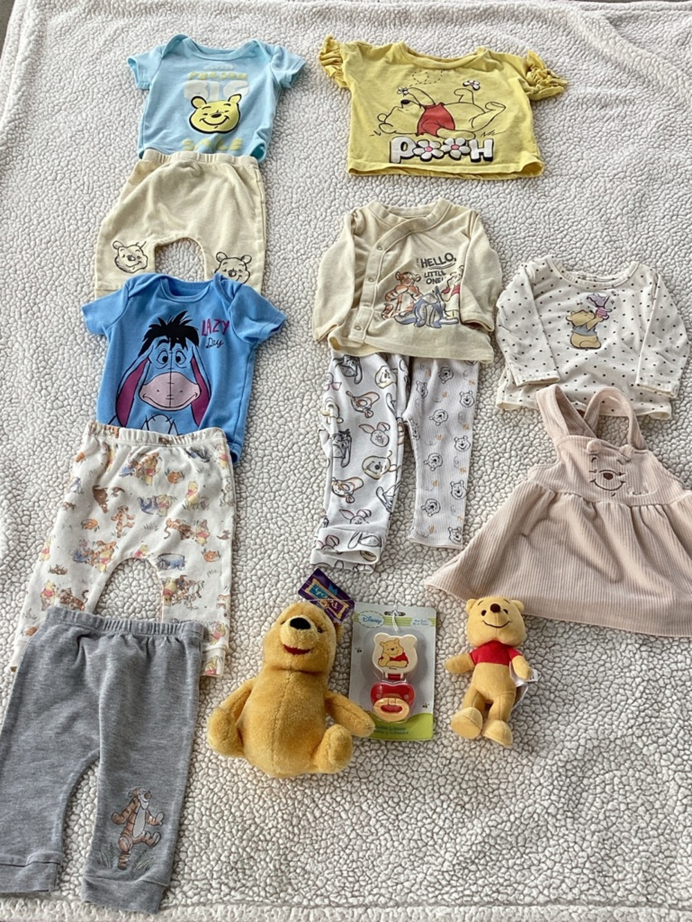 Bundle Of Winnie The Pooh 3-6,6-9 and One 12 Month Unisex